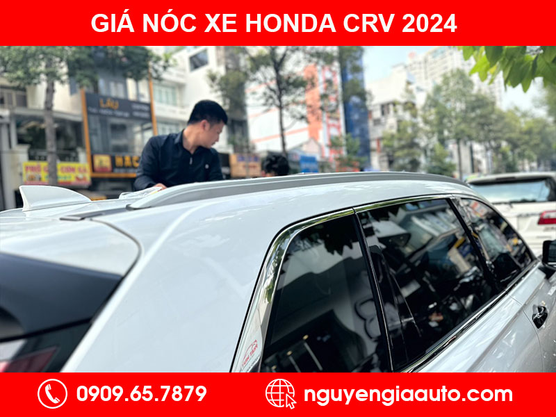 Lắp giá nóc cho xe Honda CRV 2024 (3)